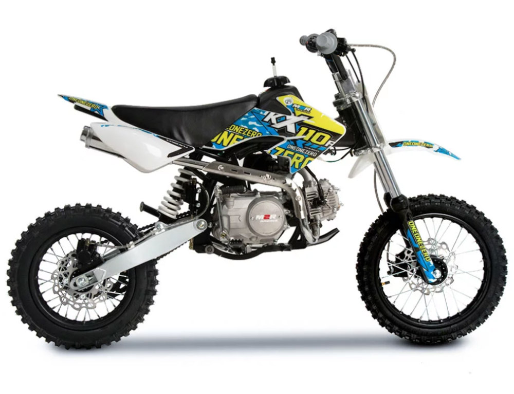 M2R RACING KX110F - Yellow and Blue