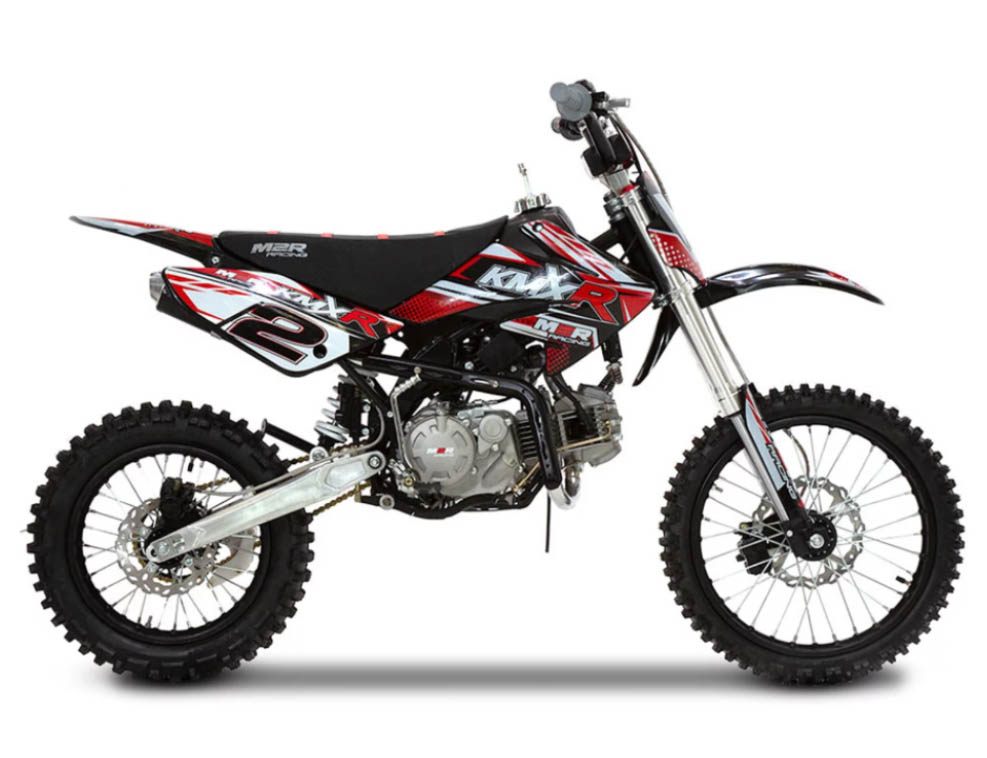 THE KMXR125 PIT BIKE Red Big Wheel